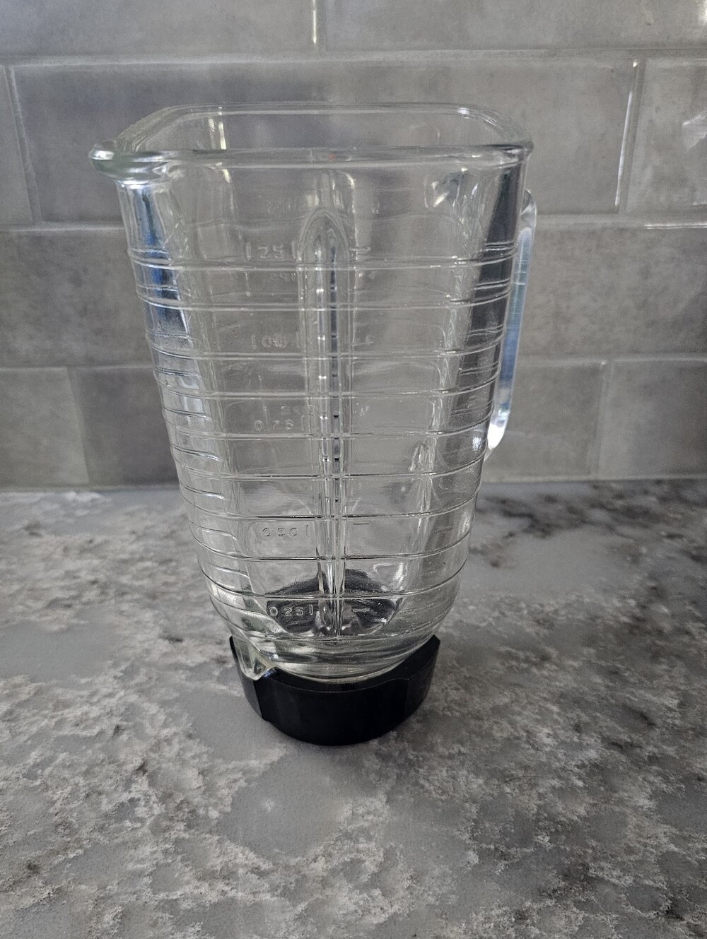 Vintage Osterizer Oster 5 Cup Glass Blender Jar Replacement - NO LID -